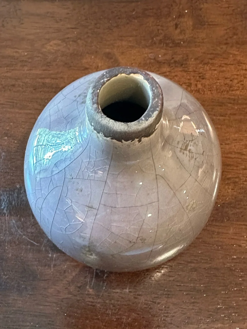 4th on Main pottery • small ceramic vase • lilac colored
